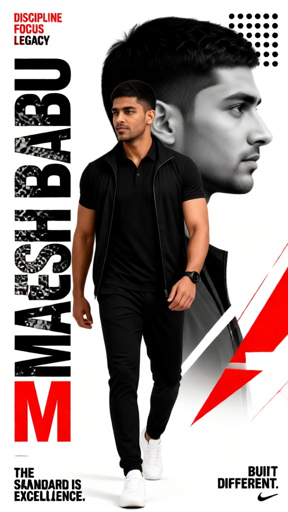 Sports Stars Fashion Collage Poster image