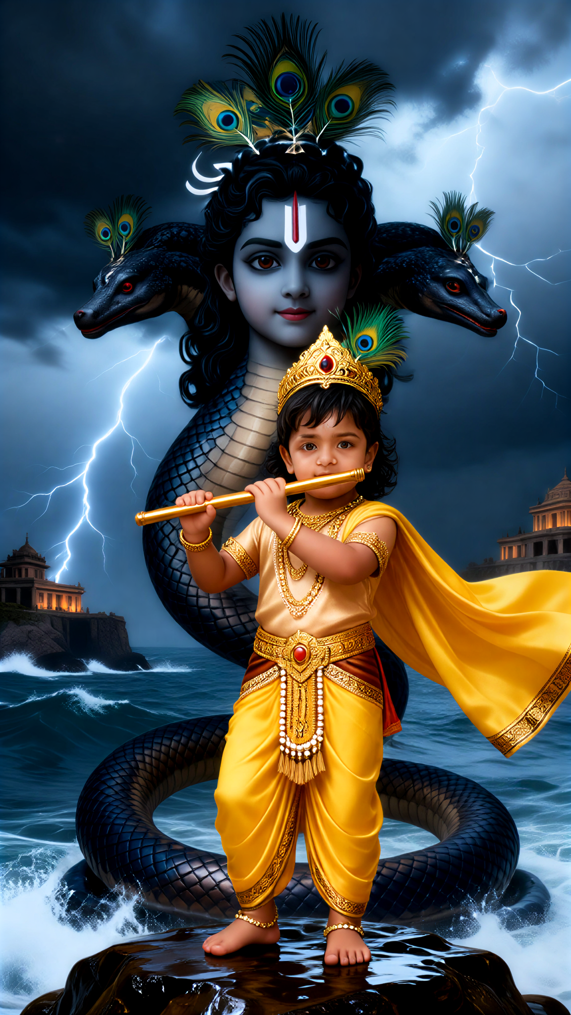 The Snake God and the Child image