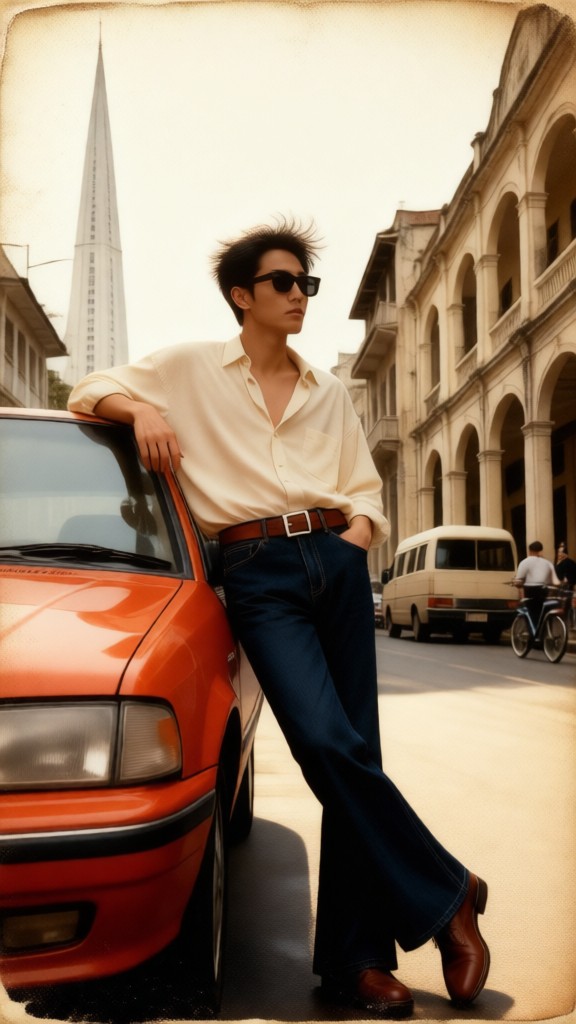 Hombre guapo vintage-I image