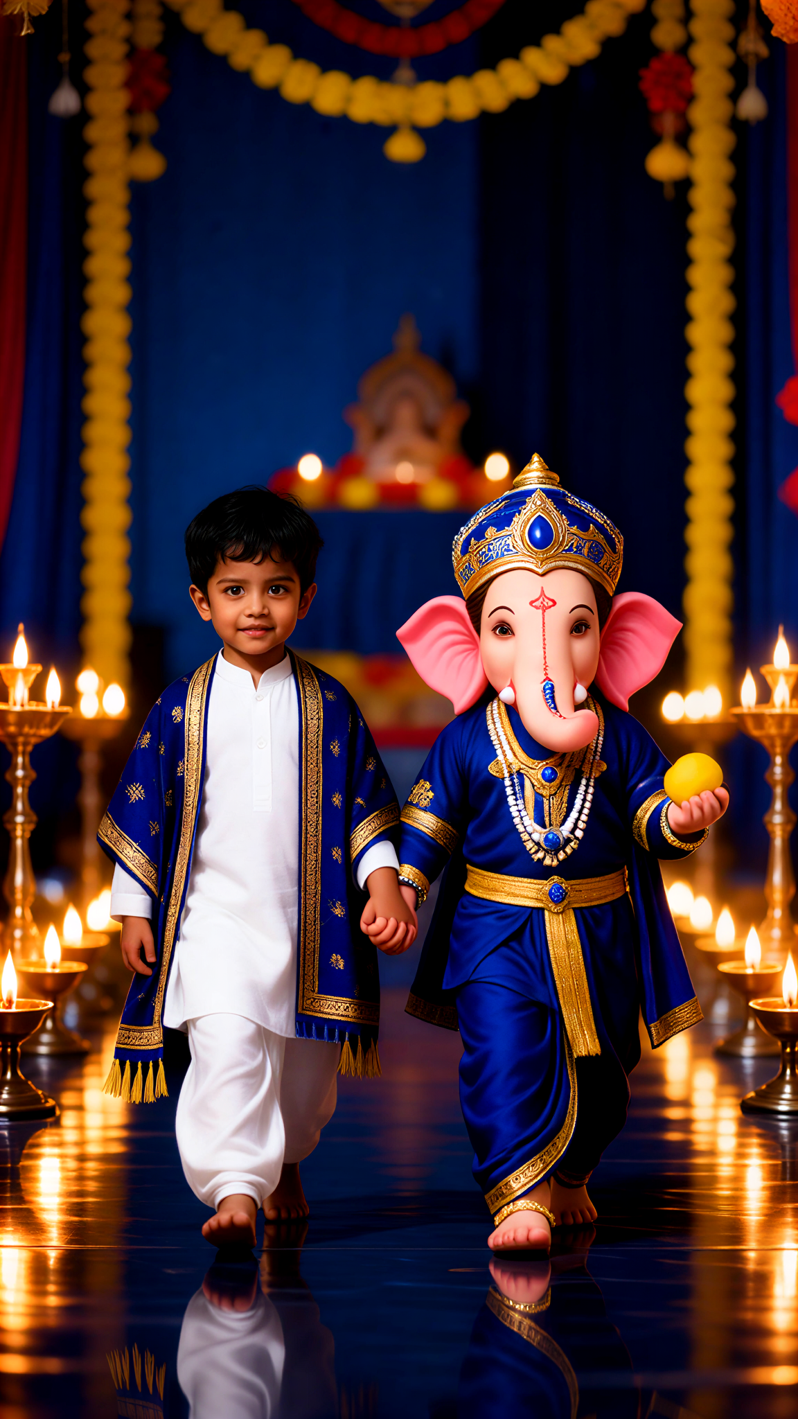 Create a Beautiful Baby Portrait for Ganesh Chaturthi image