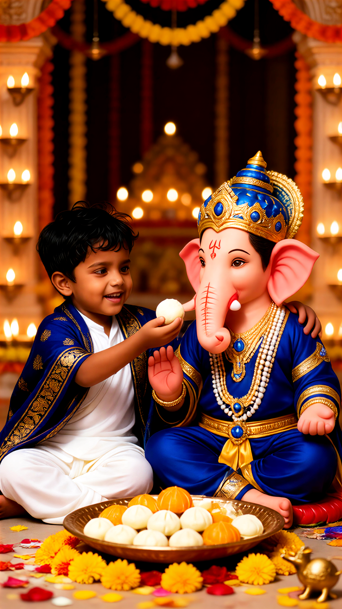 Create a Memorable Ganpati Photoshoot for Your Little One image
