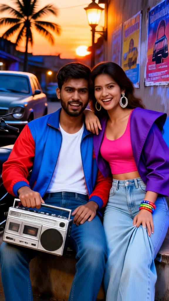 1980s  Laughing Beside the Boombox image