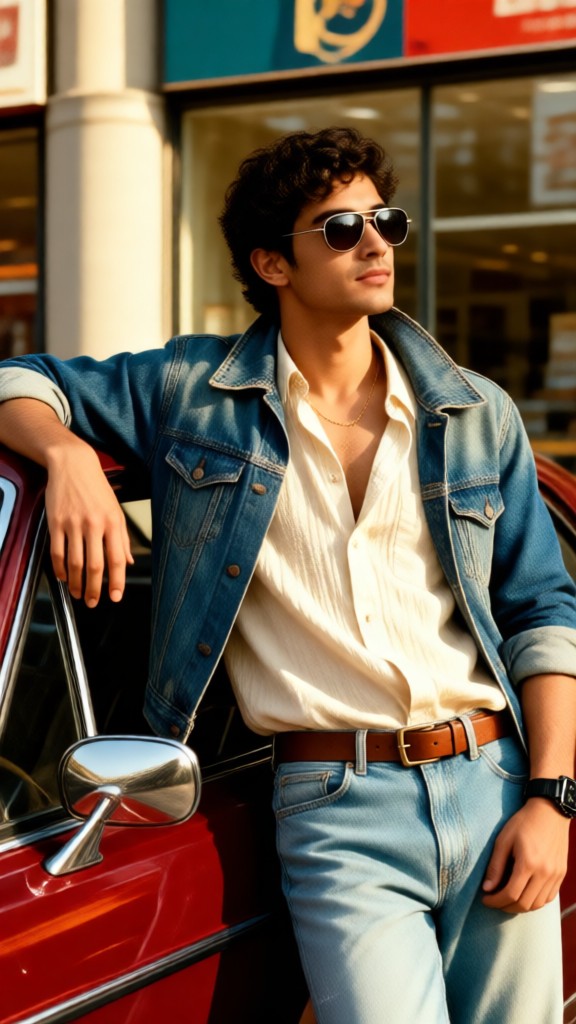 The most stylish man of the 1980s image