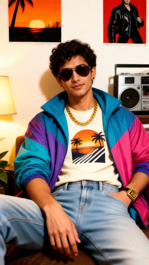 The most stylish man of the 1980s image
