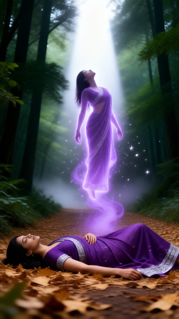 The Soul of the Purple Saree Girl image
