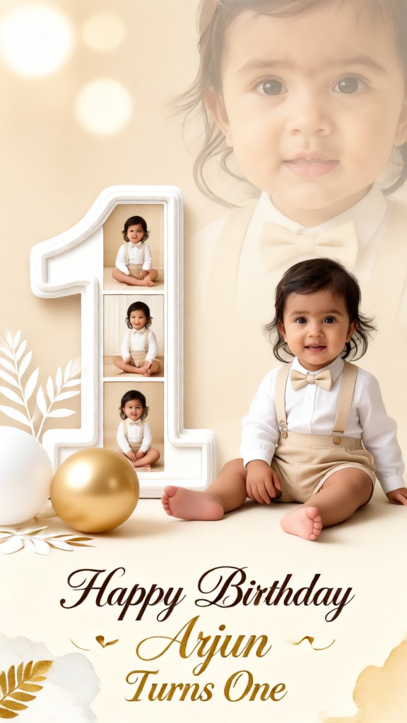 vistell one-year-old baby sheng ri shu z image