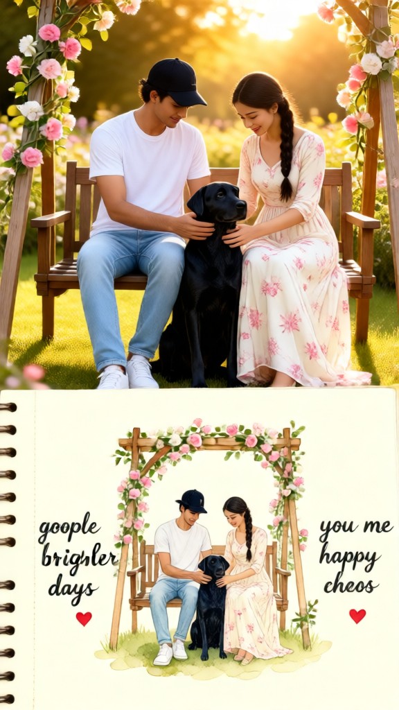 Watercolor Puzzle of a Couple image