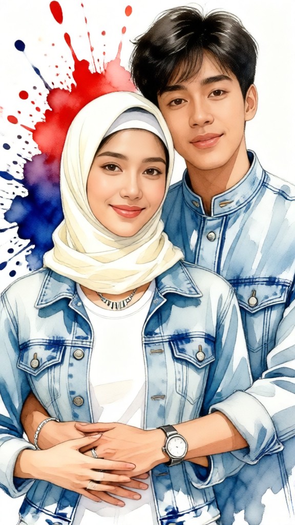 Watercolor Portraits image