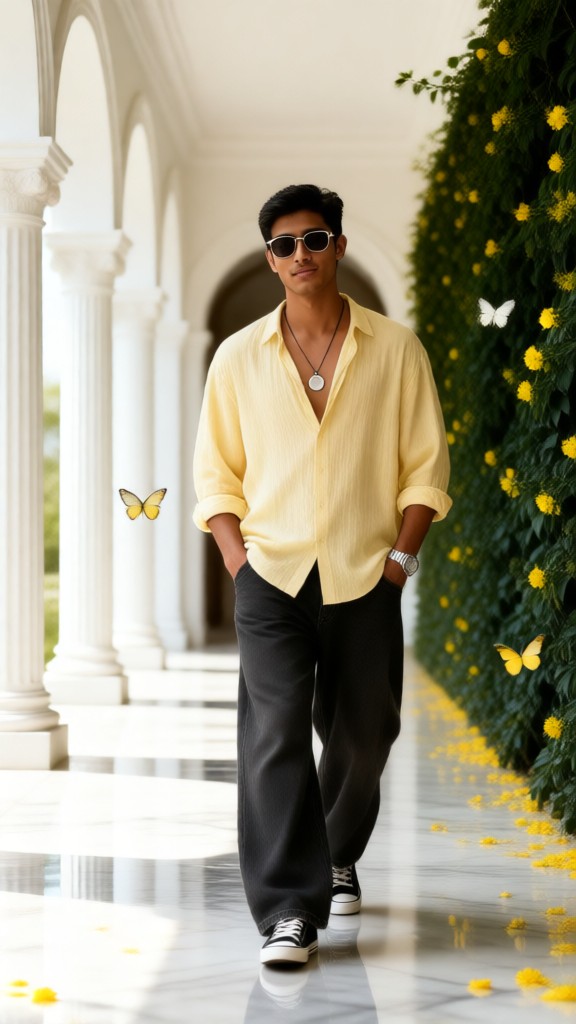 Men's Portrait Session at Yellow Shirt Garden image