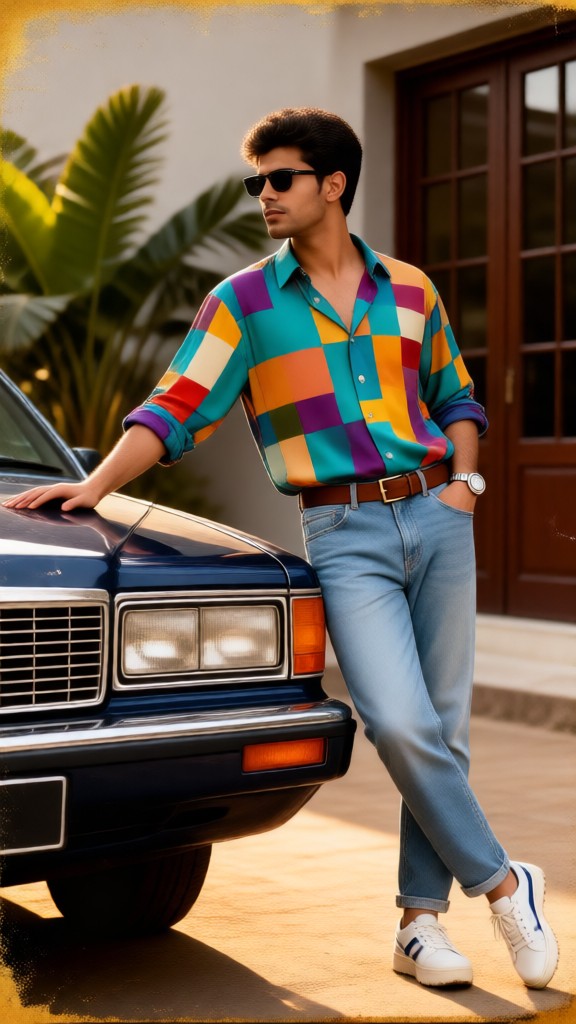 Portraits of Men’s Shirts from the 1980s image