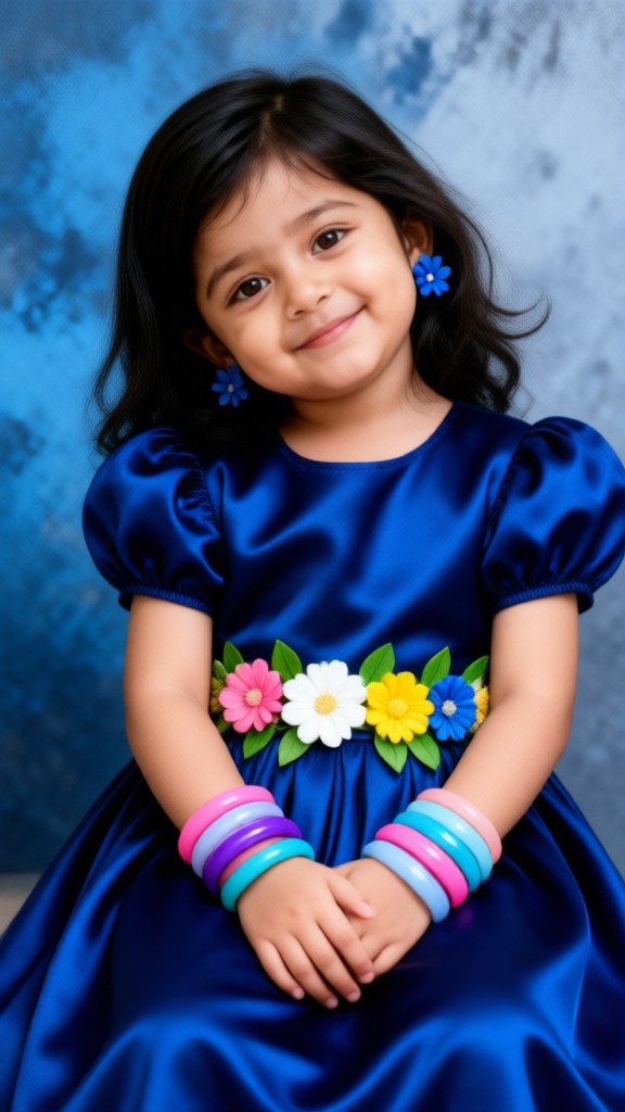 Vistell Retro Blaues Kleid image
