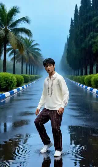 A Tender Dance in the Rain image