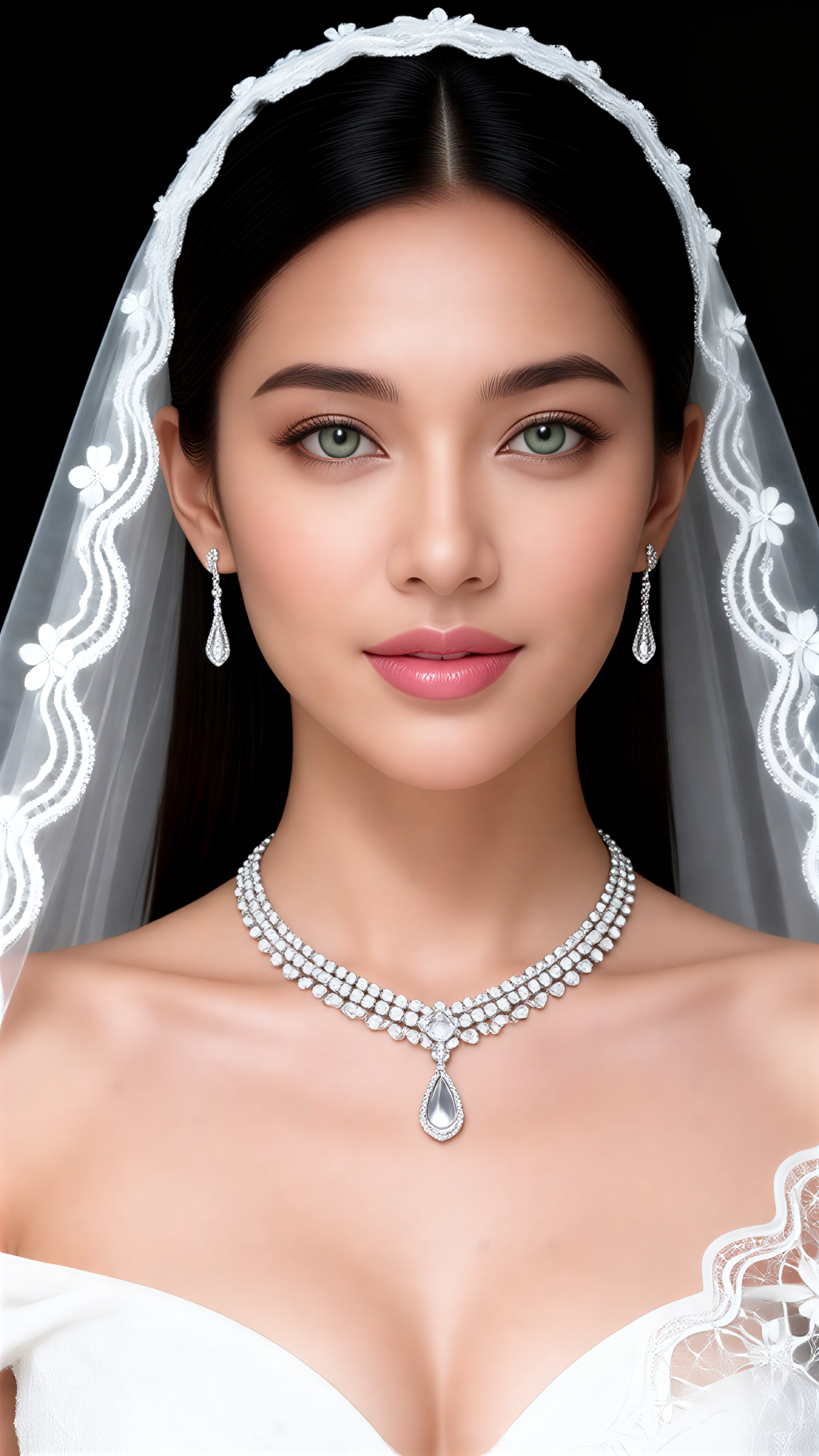 Pure White Wedding Dress image