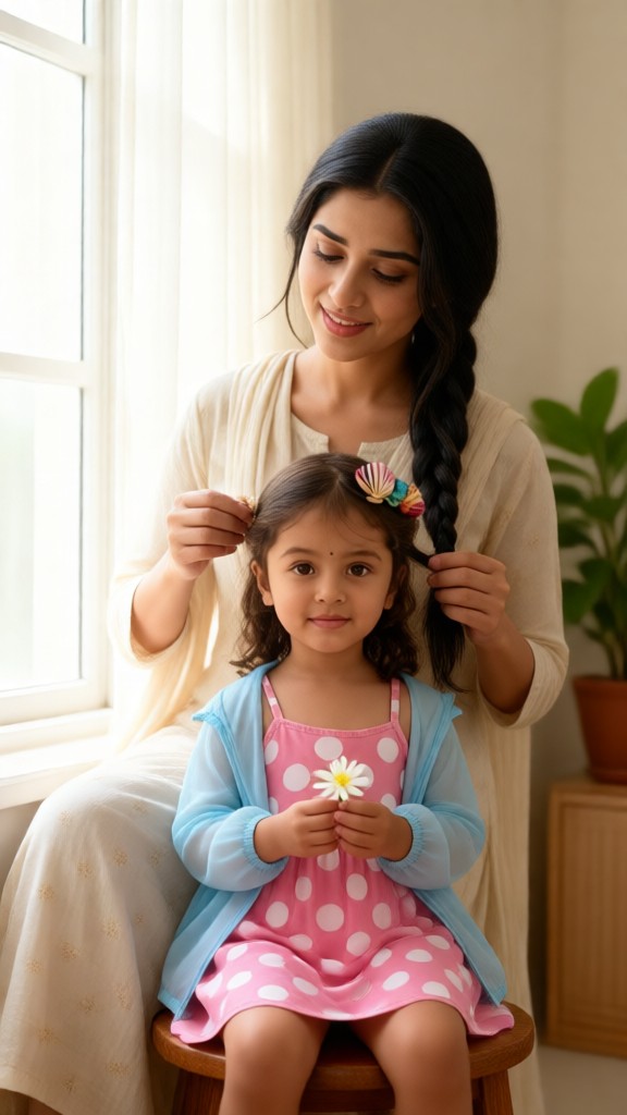 Earrings with Mom image