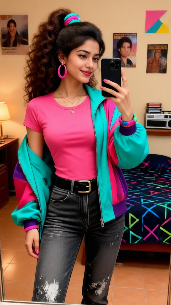 Retro '80er Fotoshooting image