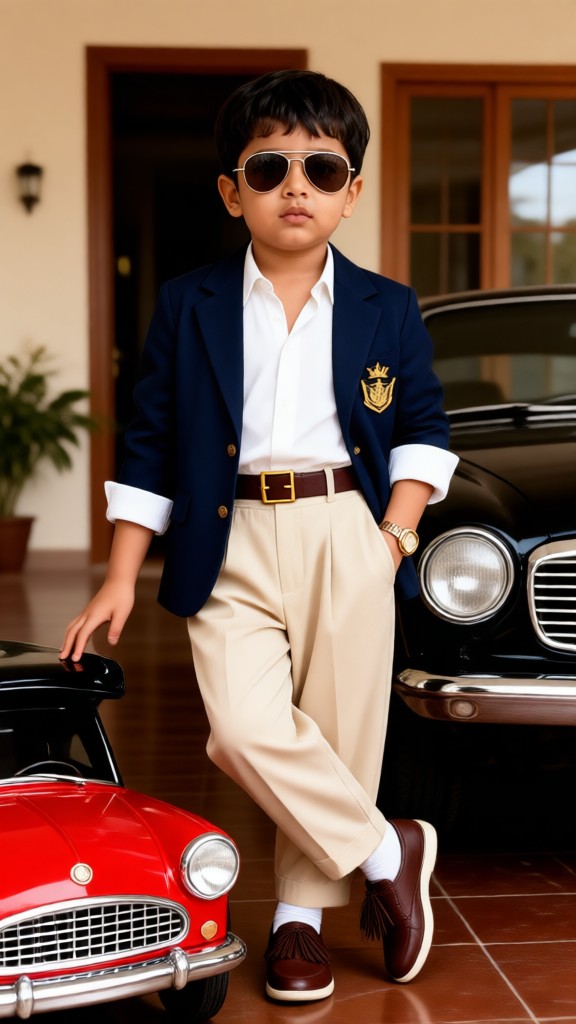 Handsome 80s Baby Boy image