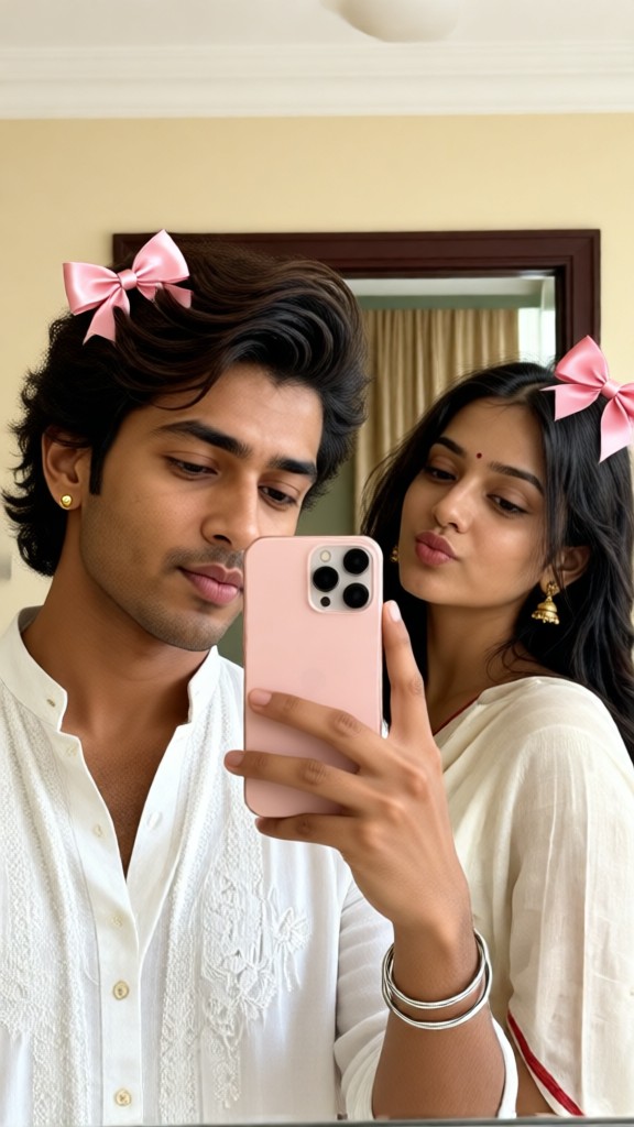 The Pink Bow Couple image