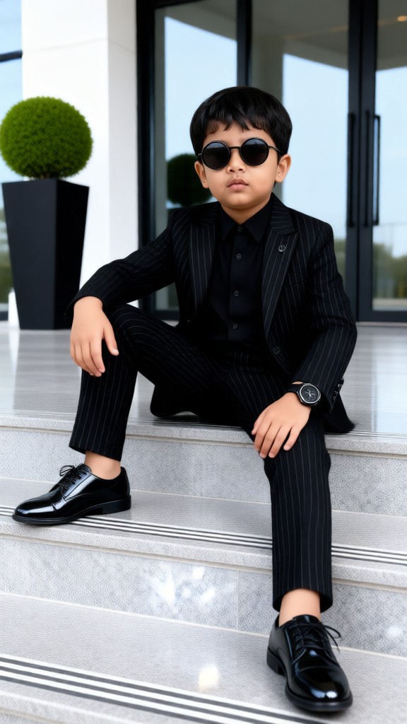 The CEO Baby in a Black Suit-02 image