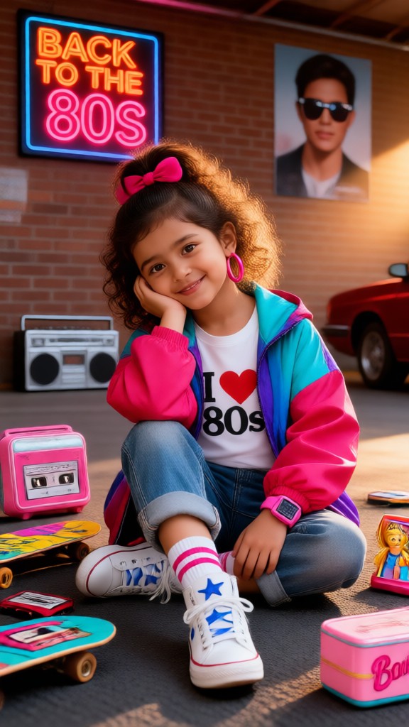 Cute Baby Girl from the '80s image