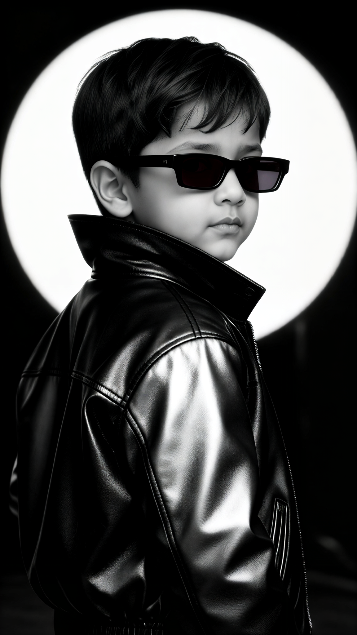 Photos in Black and White Leather Jackets image