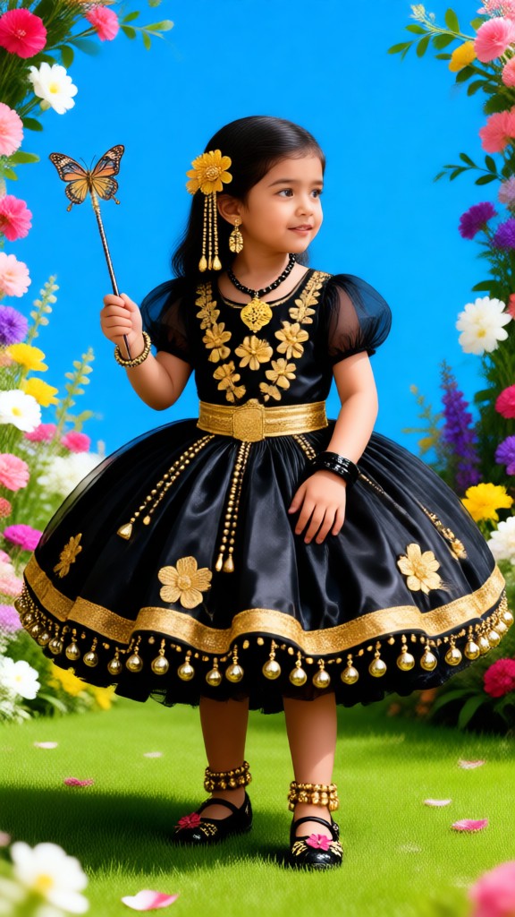 Schwarze Prinzessin Baby Mädchen image