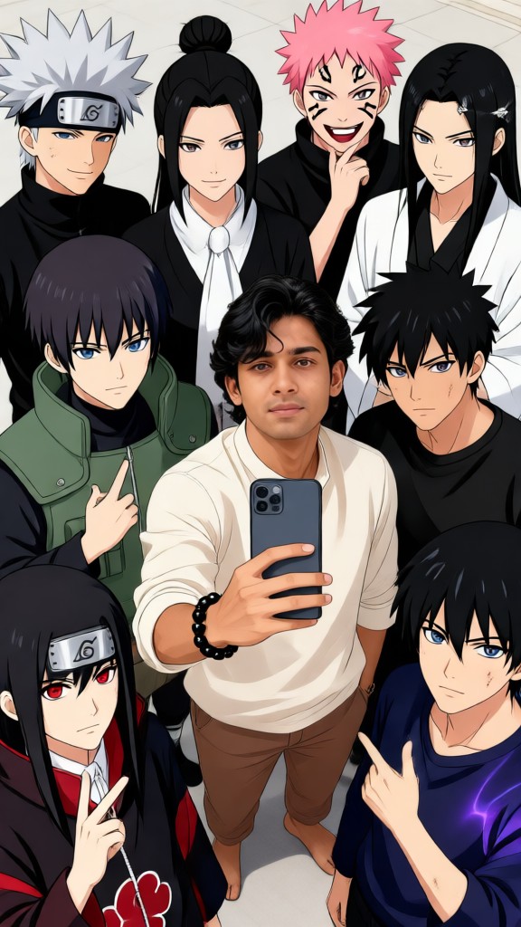 Me And Anime Characters image