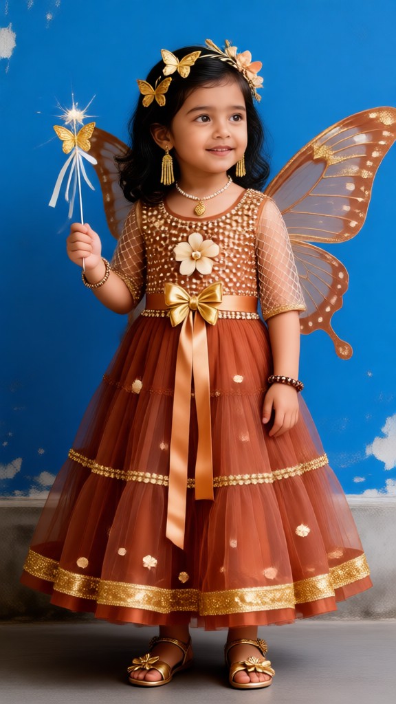 Braune Prinzessin Baby Mädchen image