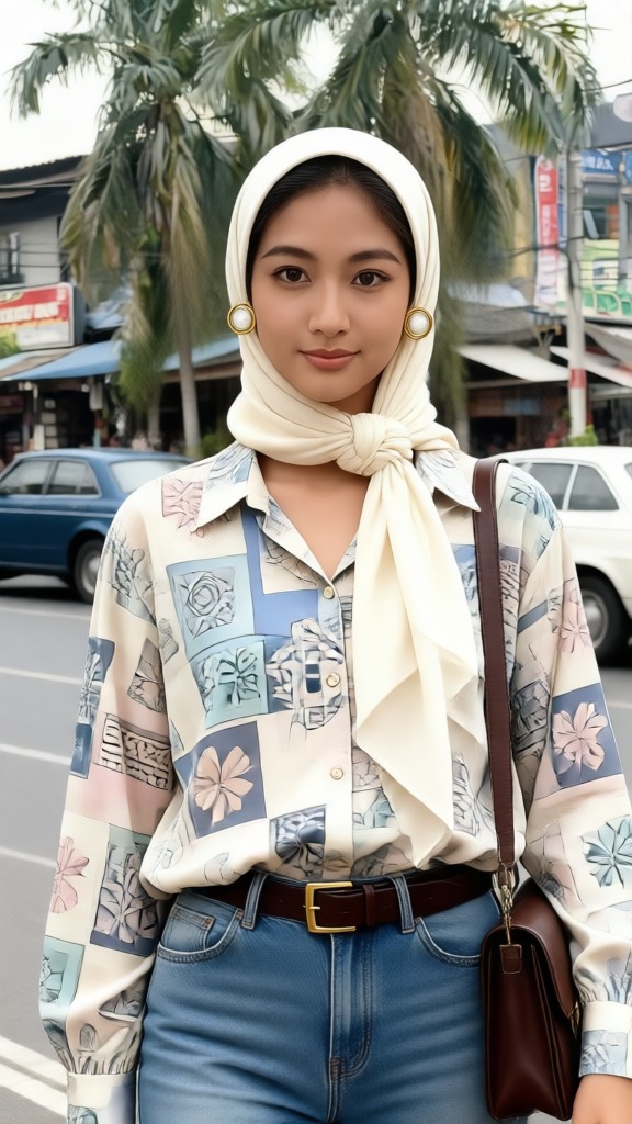 Retro headscarf styles image