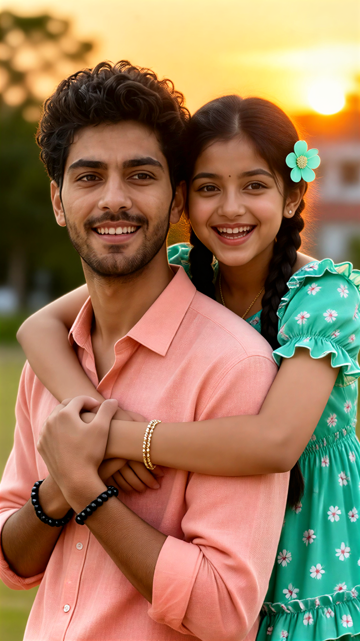  „Bruder und Schwester zusammen“ Poster image