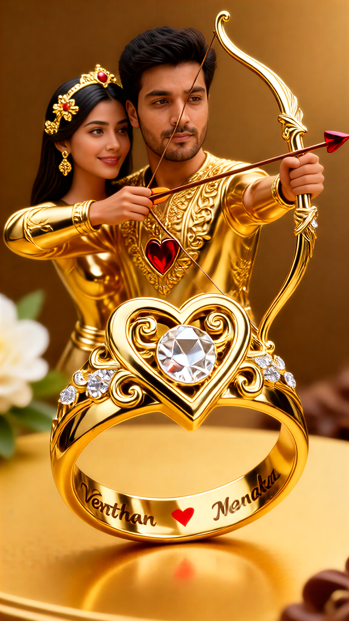  “Heart-Shaped Gemstone Sculpture” image