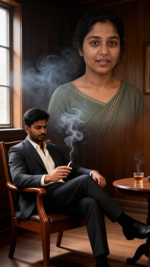 Smoking and Thinking About Girlfriend image