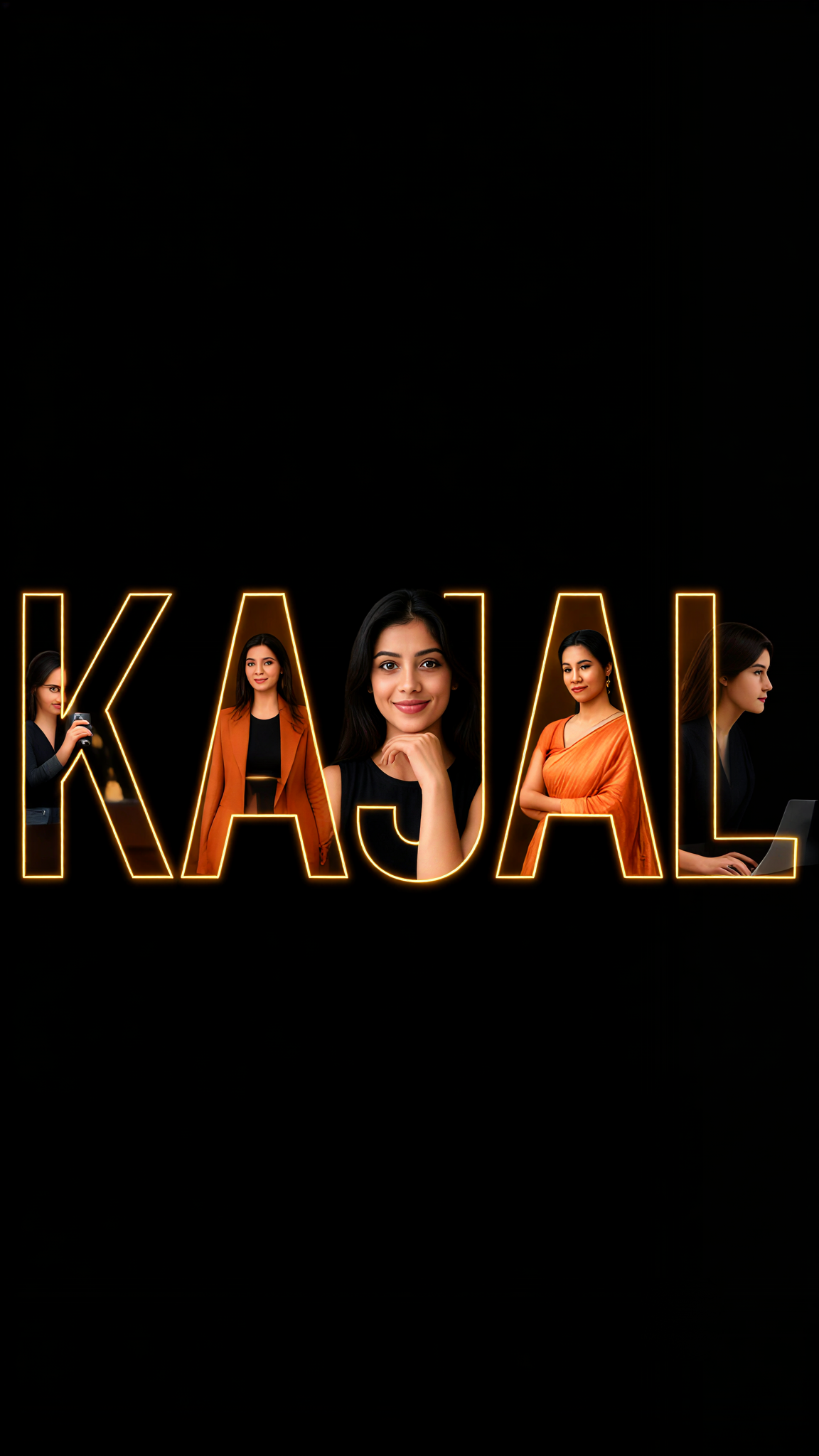 Poster with Gold Letters image