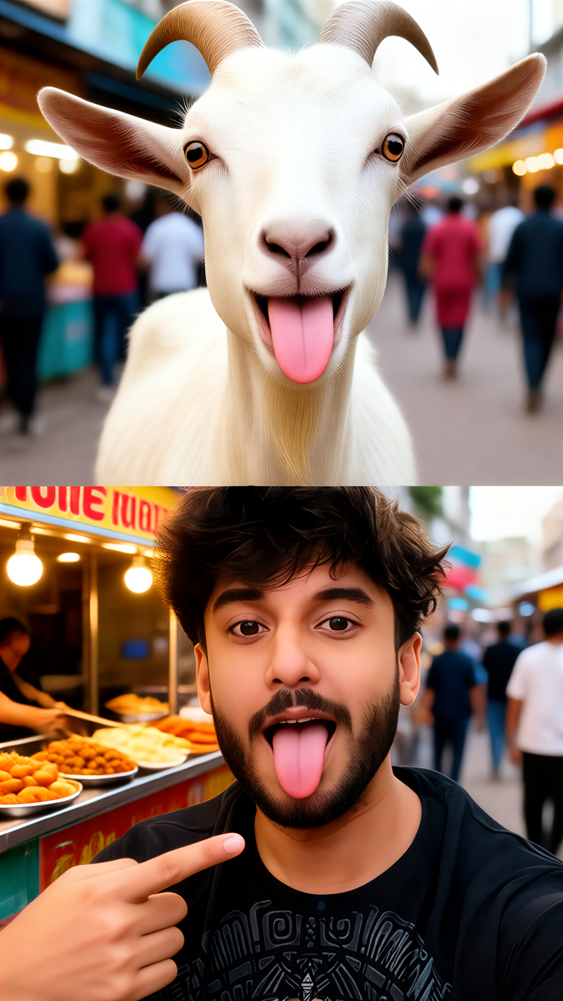 Goat Tongue Face image