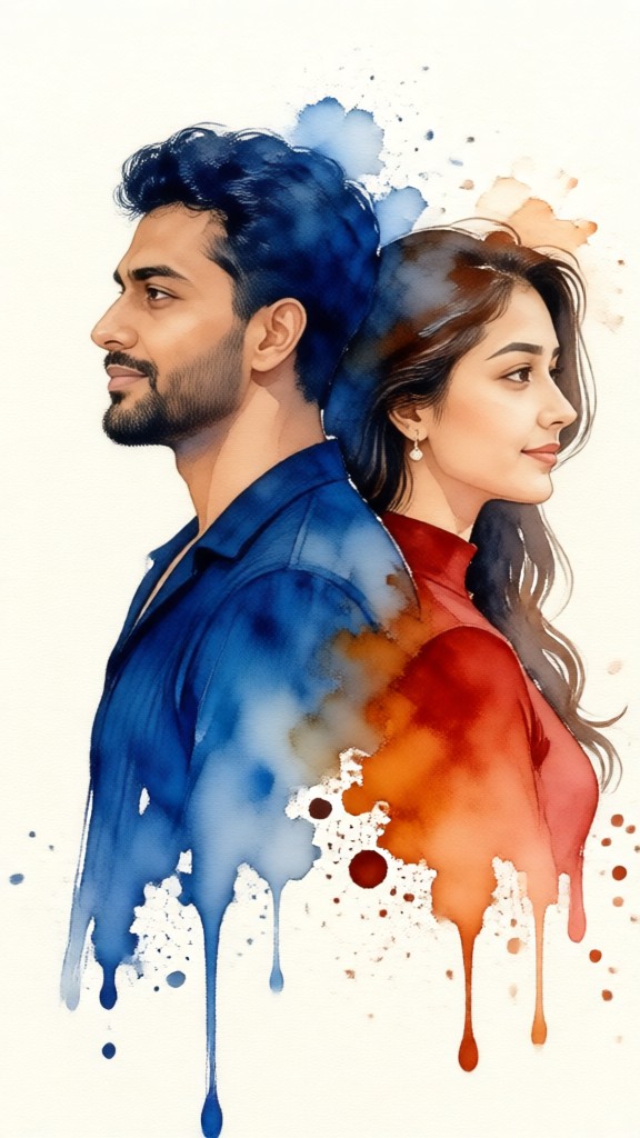 Blue and Red, You and Me image