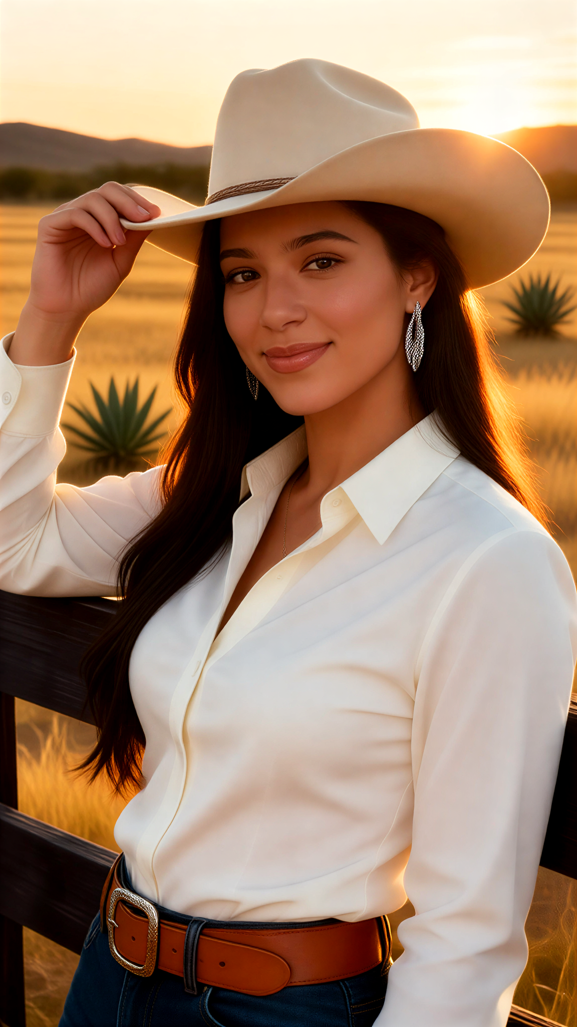 Cool girl countryside photoshoot image