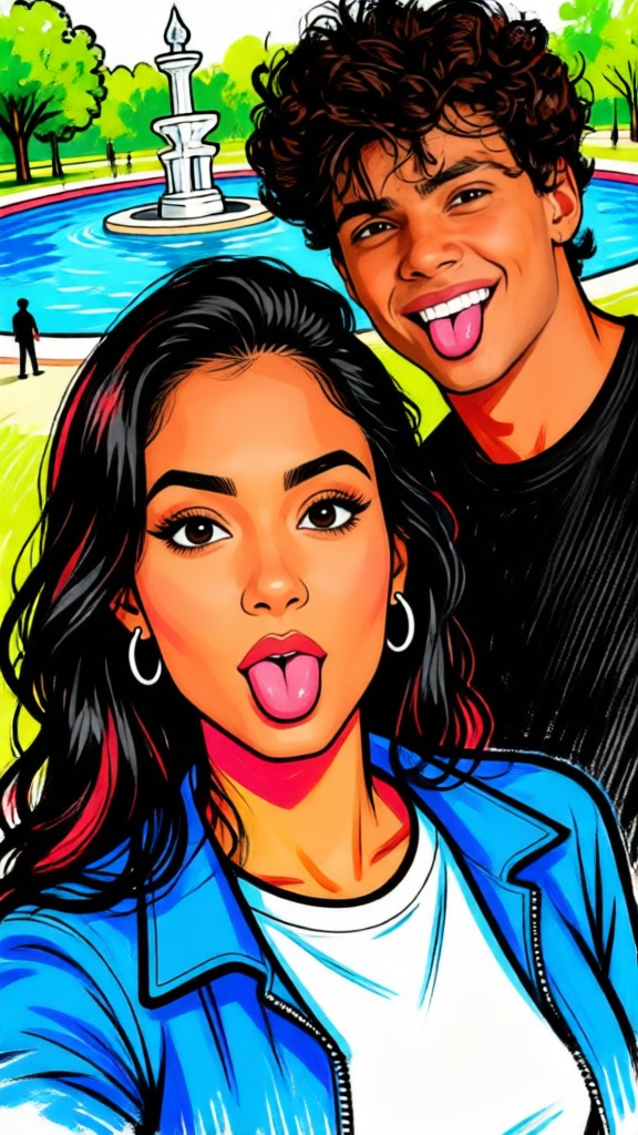 American Comic-Style Photo Shoot image