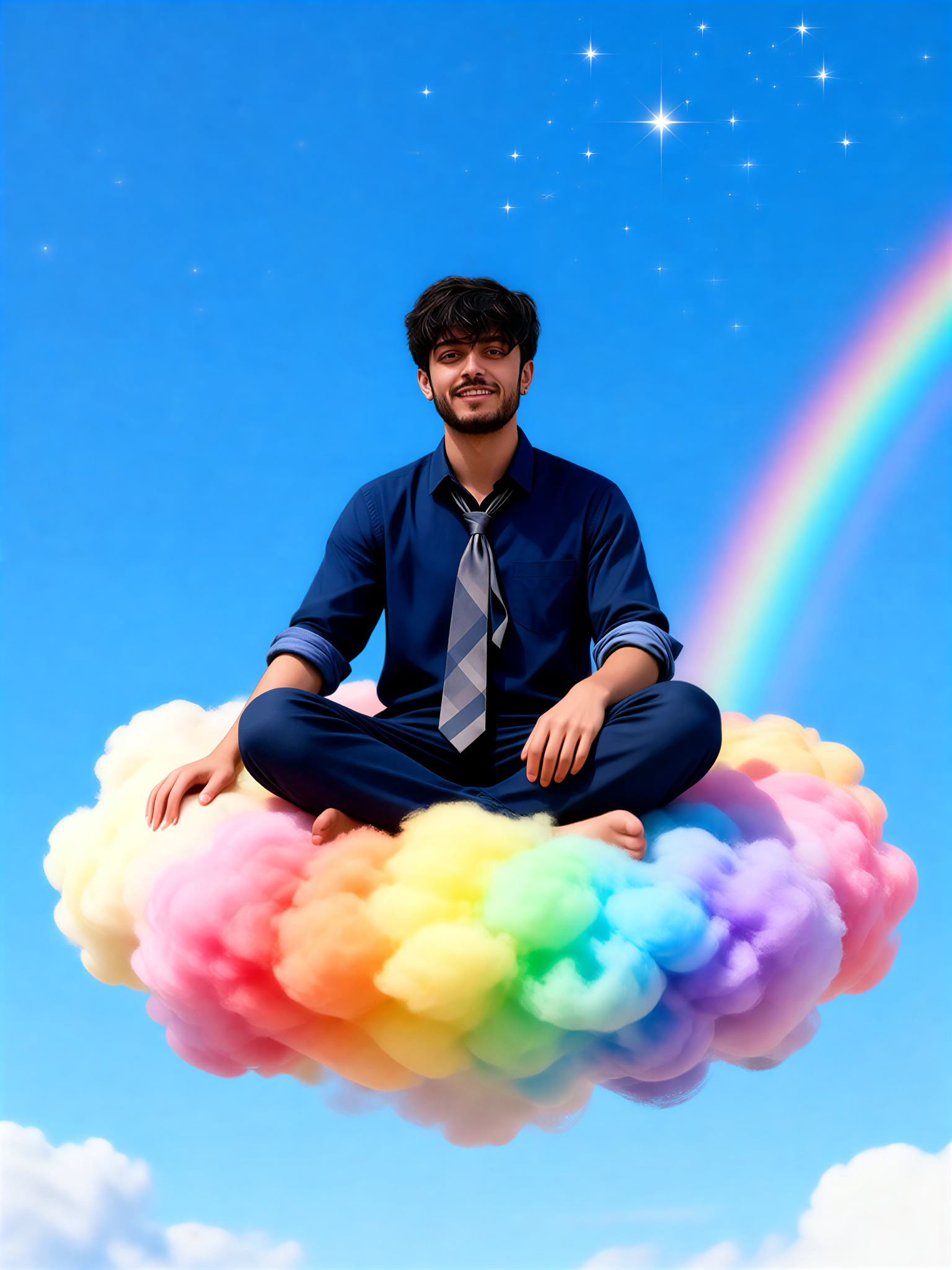 Rainbow Cotton Cloud image