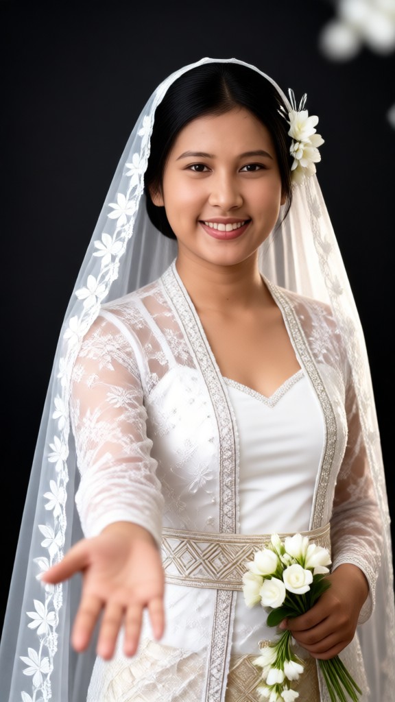 Cathedral Lace Veil Jasmine Bride   image