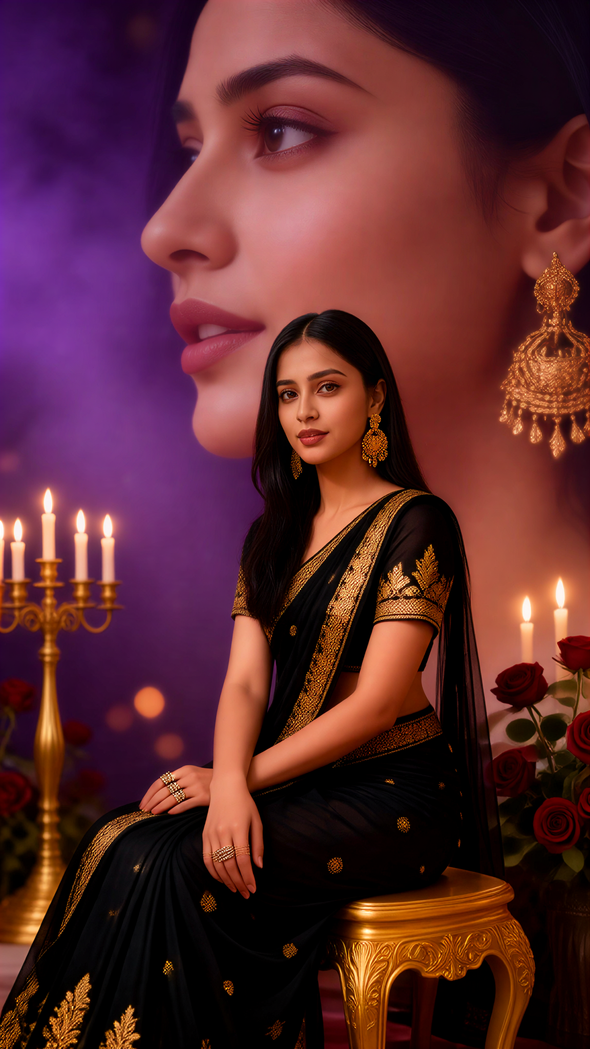 Colorful Saris image