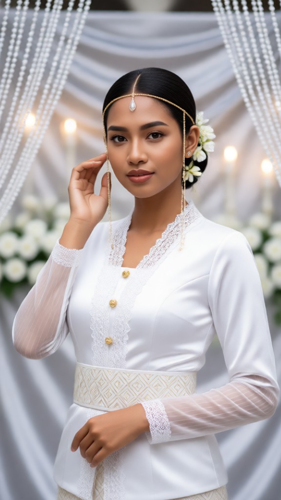 Jasmine Beaded Forehead Bride image
