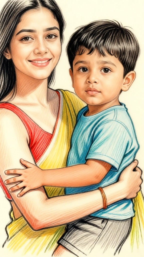 Colored Pencil Drawing Effects image