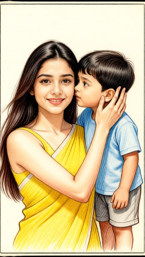 Colored Pencil Drawing Effects image
