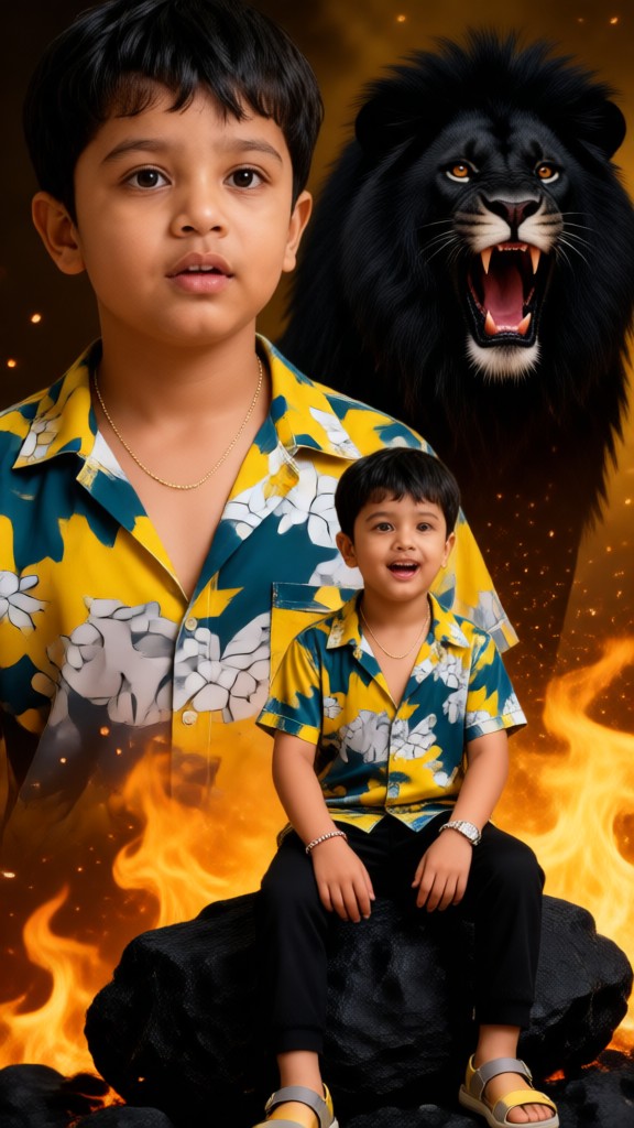 Junge und Löwe 🔥 image