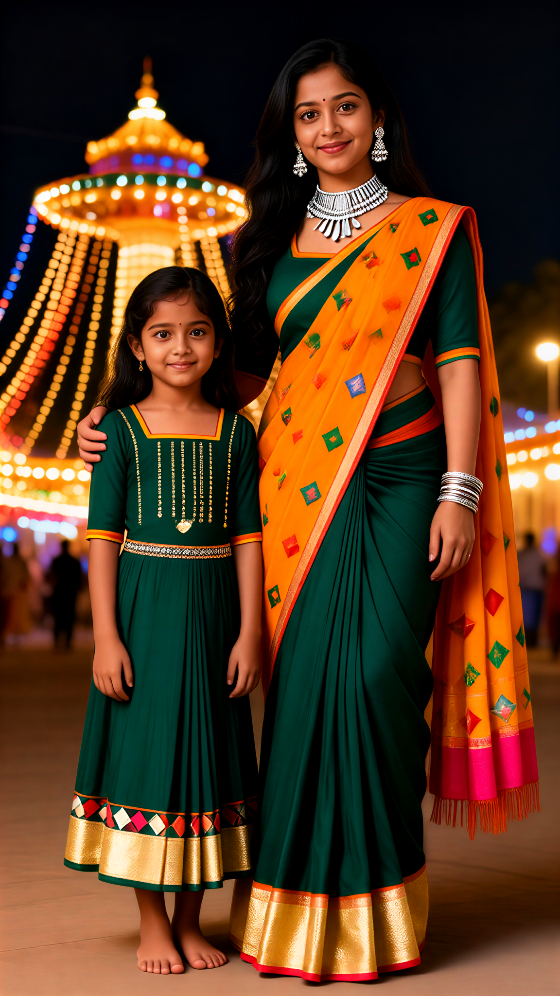 Nine Nights Festival: Mother-Daughter Costume Change image