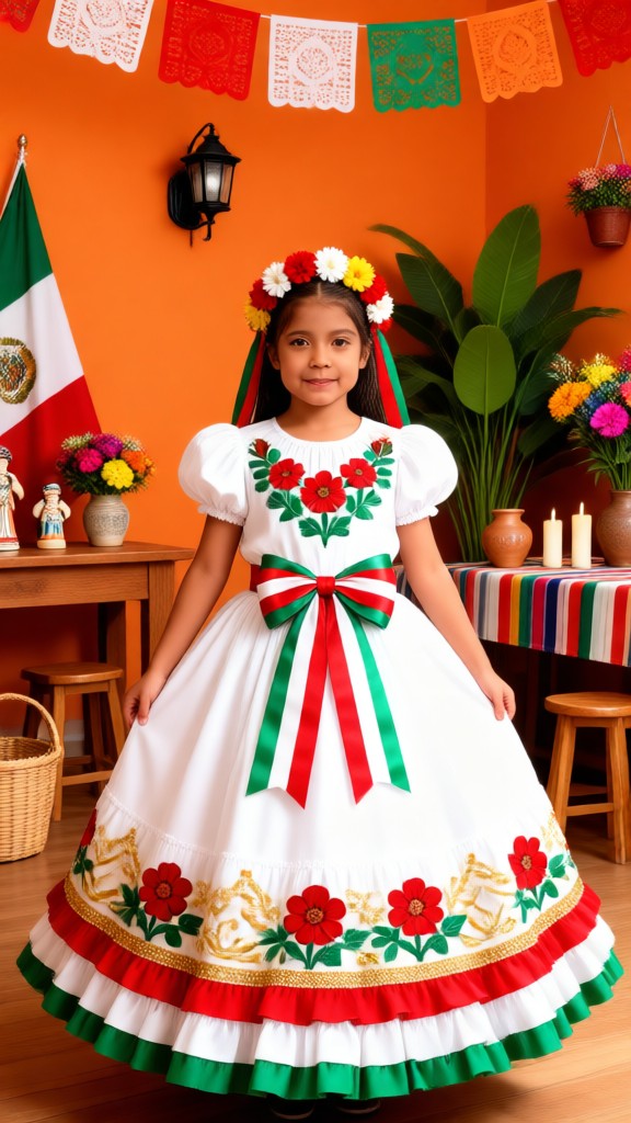 Mexican Girl's Dress image
