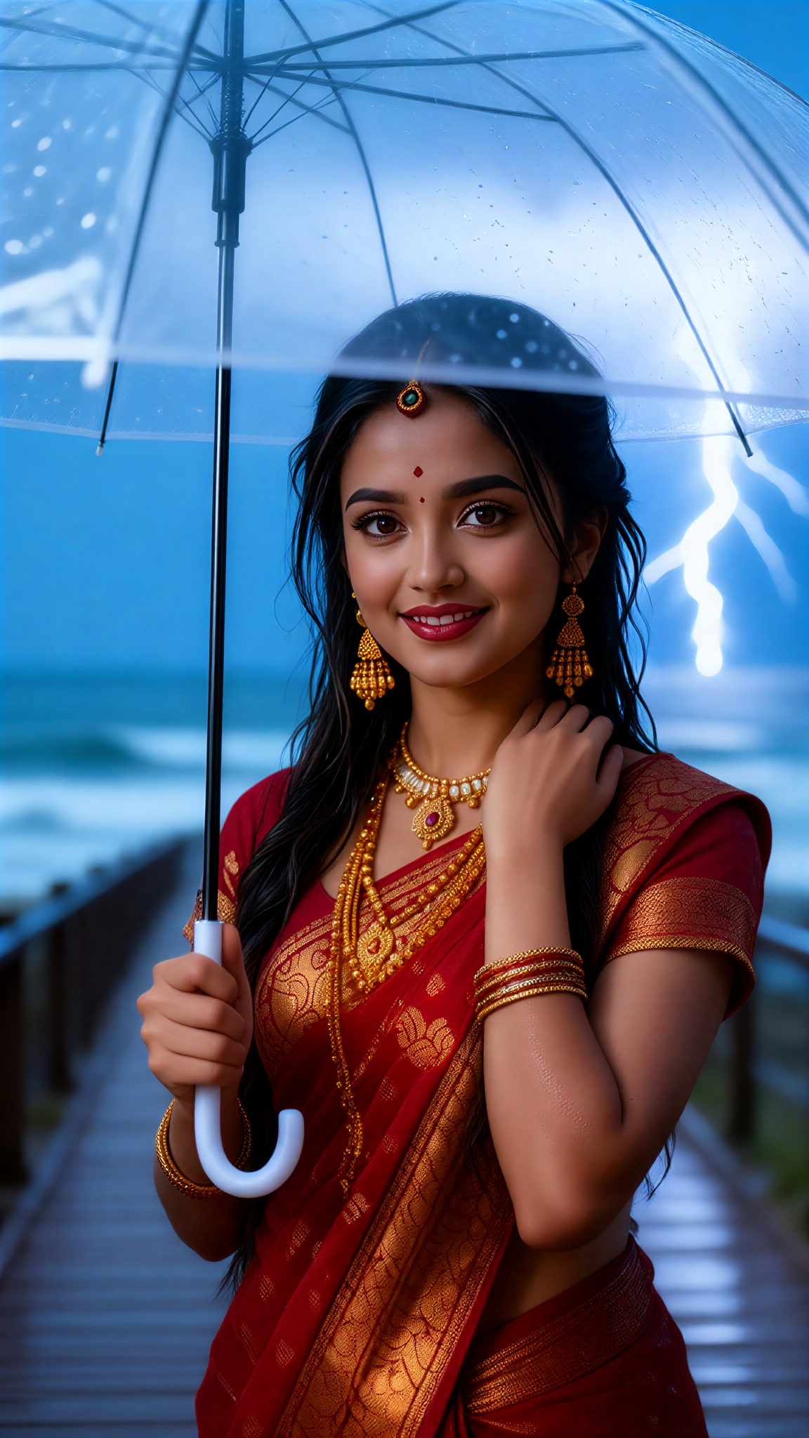 Umbrella Frame Woman image