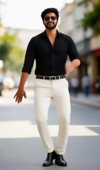Mylolens Bollywood chest-shaking and arm-swinging dance image