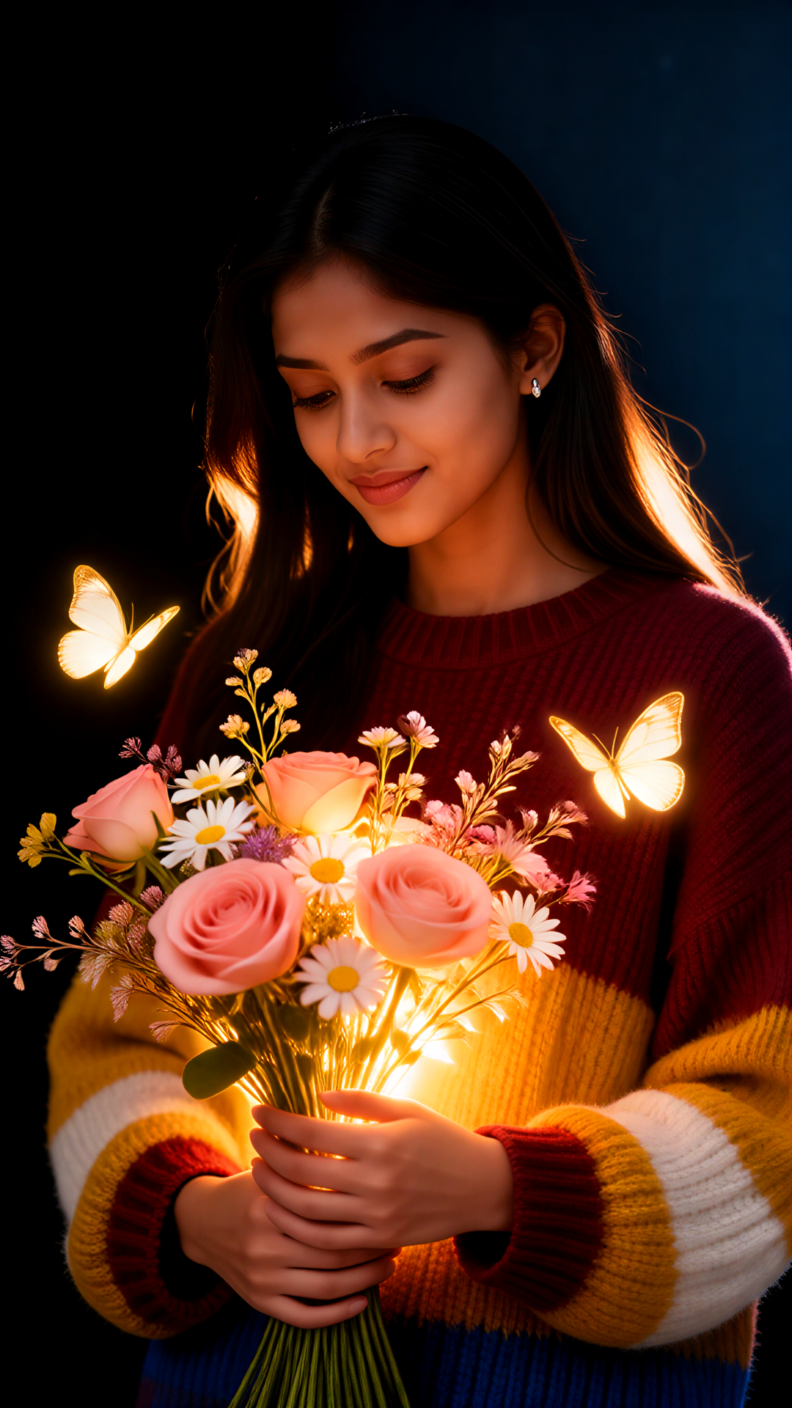 Glow-in-the-Dark Bouquet: Butterfly Girl image