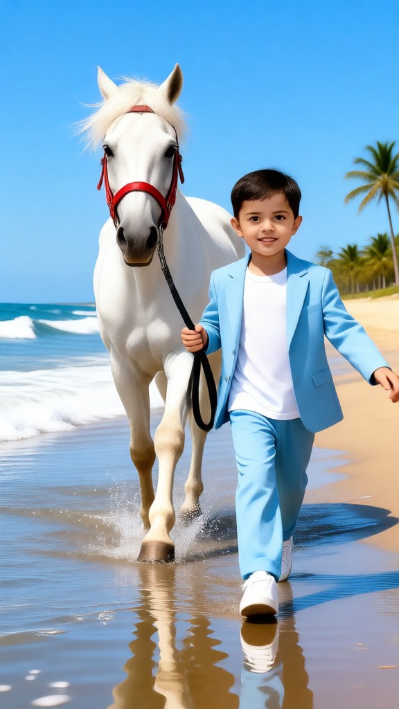 Walking Through the Waves image