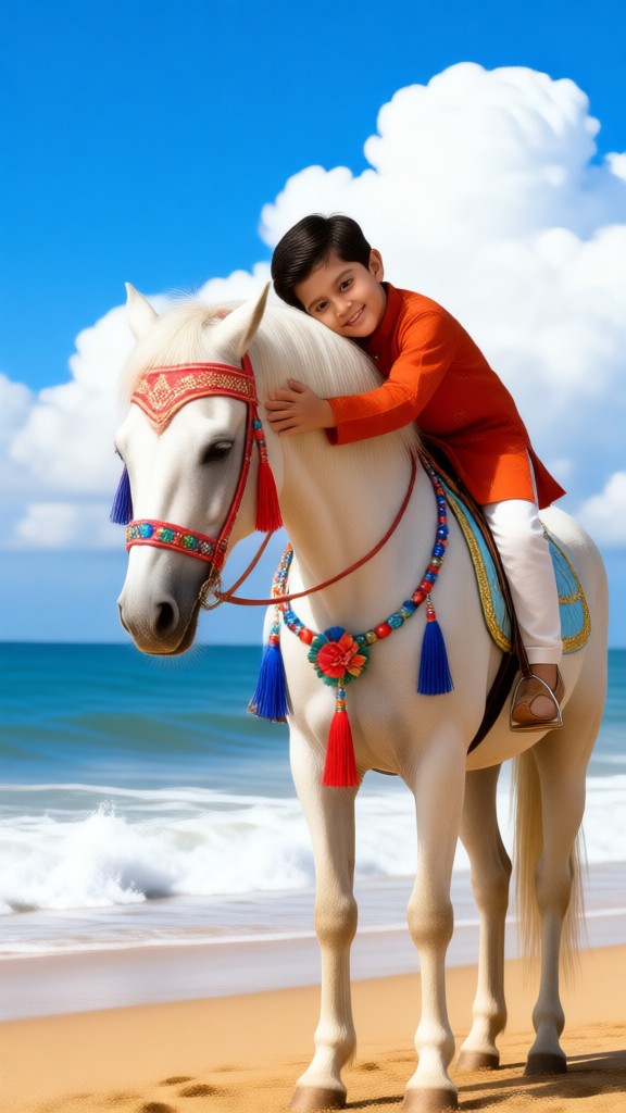Hugging the White Horse image